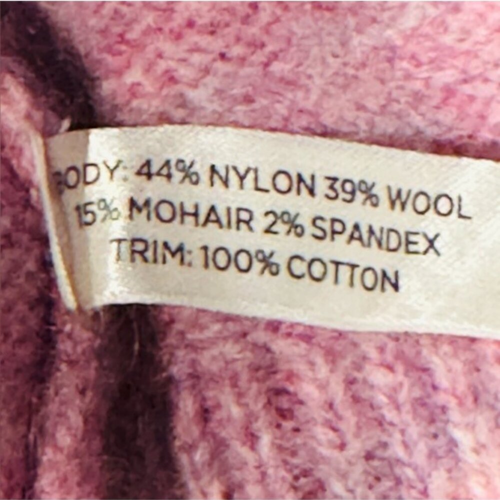 Tuckernuck NEW Lilac Purple Ella Wool Sweater Collared Long Sleeve Blouse Size M - Picture 8 of 8